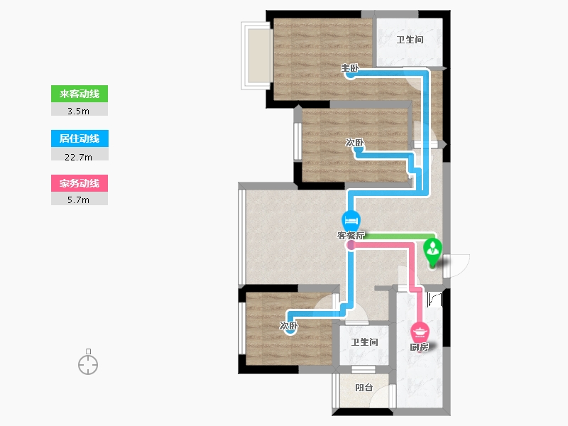 四川省-眉山市-新城悦隽天骄-67.43-户型库-动静线