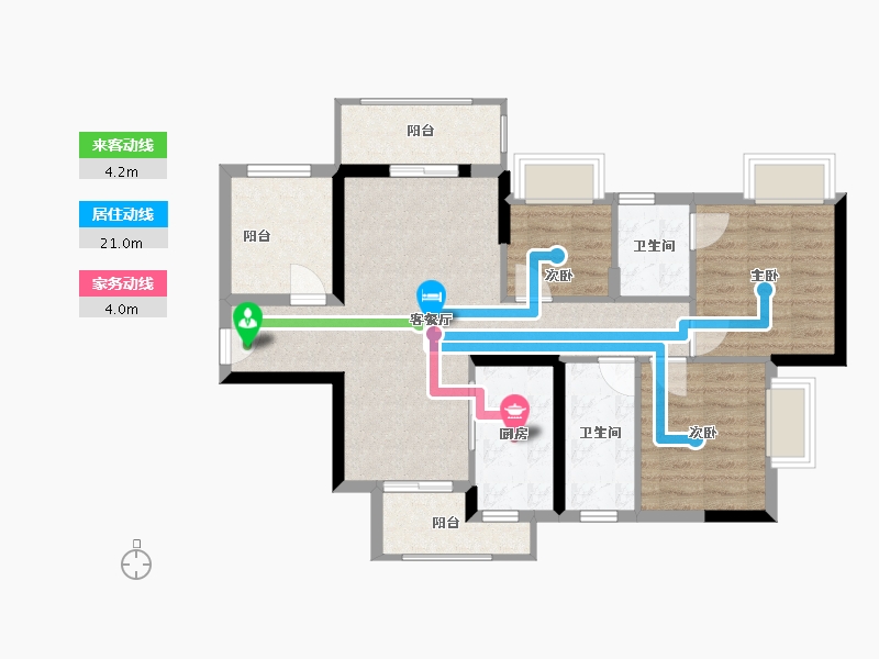 广东省-肇庆市-西城星荟-81.09-户型库-动静线