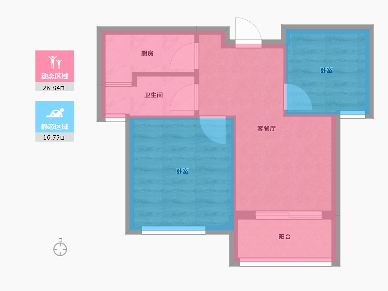 广西壮族自治区-北海市-中安止泊园-38.53-户型库-动静分区