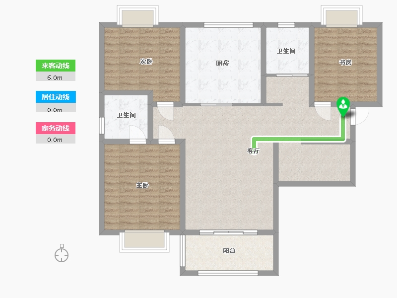 江苏省-盐城市-紫御府-116.80-户型库-动静线