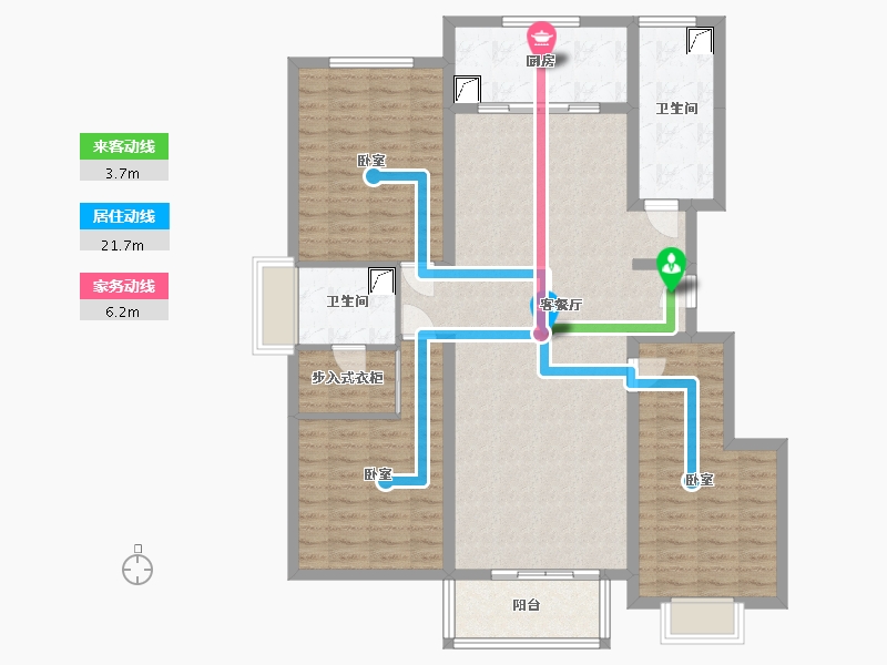 河北省-邯郸市-安居鹅城首府-122.00-户型库-动静线