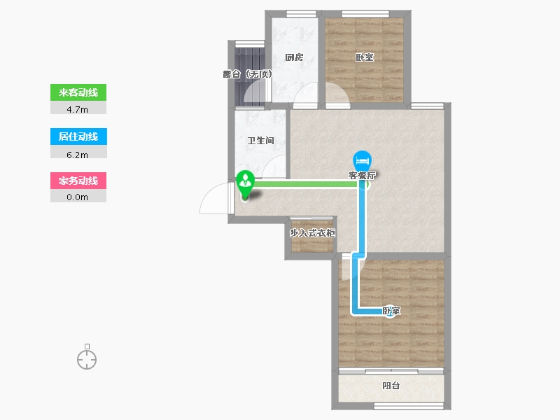 山东省-烟台市-爱汀堡-71.30-户型库-动静线