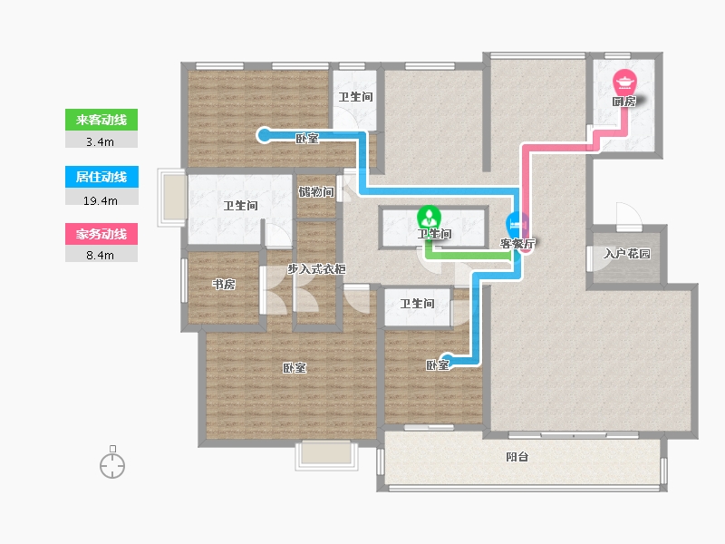 河北省-邯郸市-安居鹅城首府-219.01-户型库-动静线