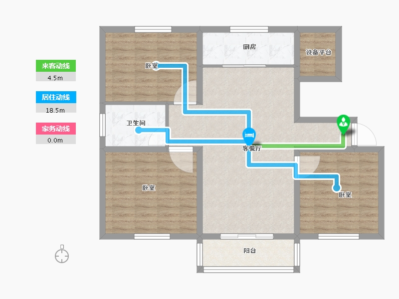 安徽省-池州市-福达园-90.01-户型库-动静线