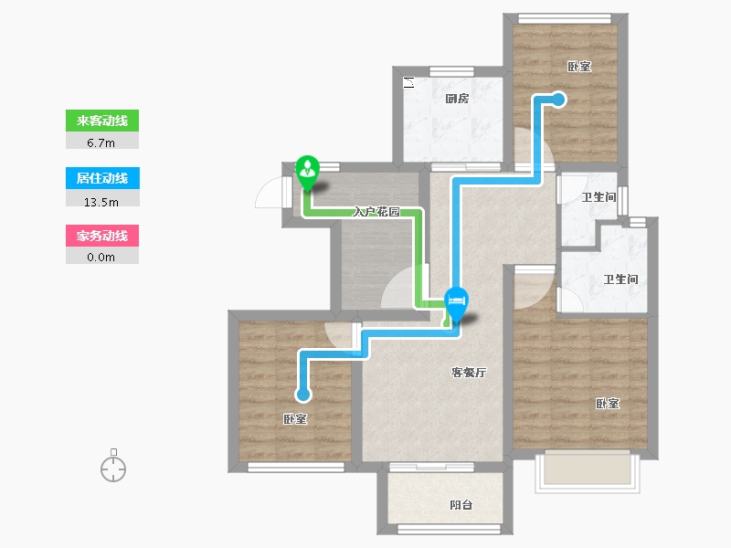 江苏省-苏州市-金御华府-77.11-户型库-动静线