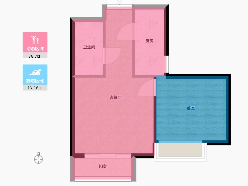 河北省-唐山市-东方渔人码头-47.00-户型库-动静分区