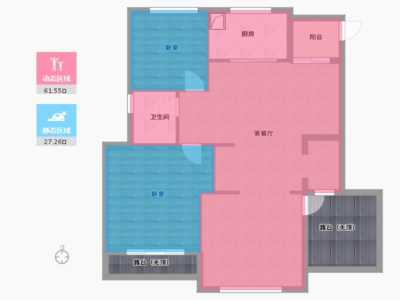 浙江省-嘉兴市-紫檀苑-91.90-户型库-动静分区