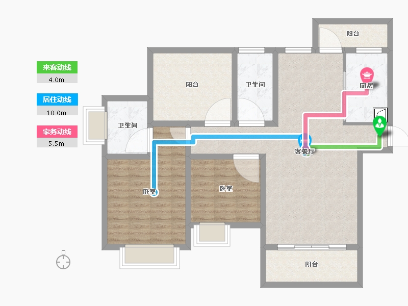 安徽省-合肥市-学院里-99.30-户型库-动静线