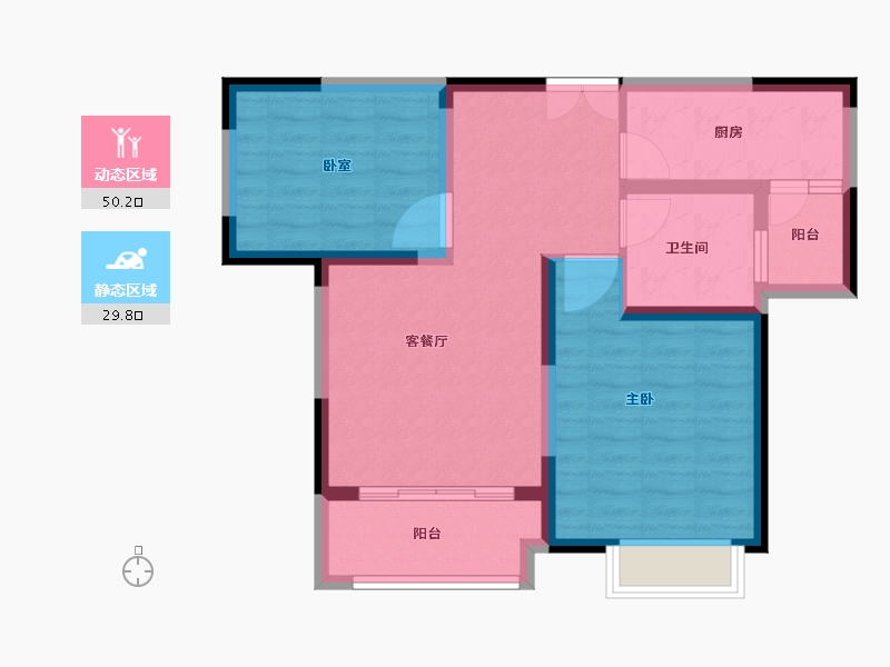 江苏省-无锡市-红星国际广场-71.01-户型库-动静分区