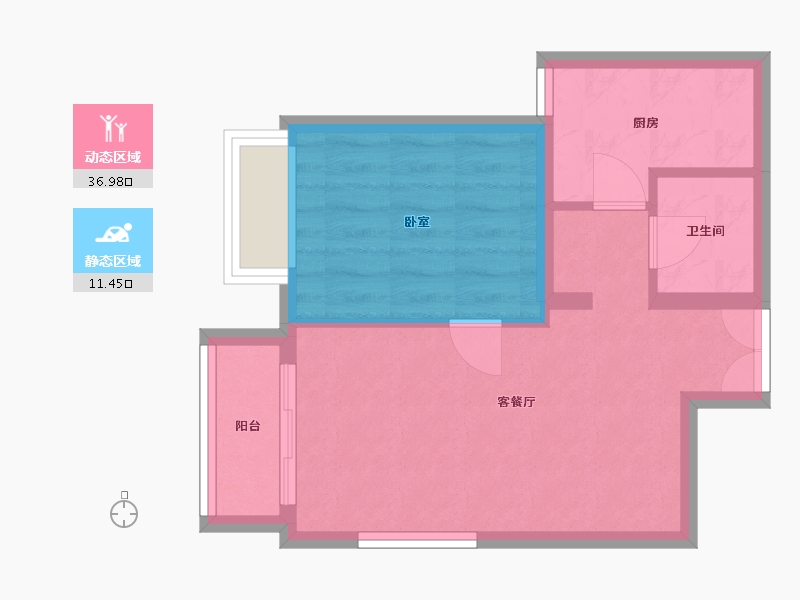 河北省-唐山市-东方渔人码头-43.06-户型库-动静分区