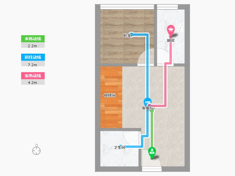 浙江省-杭州市-杭州美致生活广场-28.40-户型库-动静线