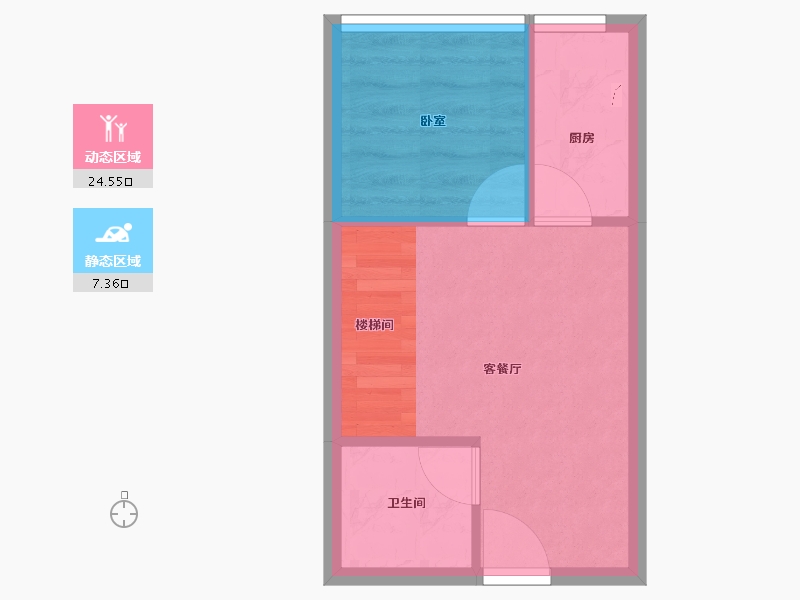 浙江省-杭州市-杭州美致生活广场-28.40-户型库-动静分区