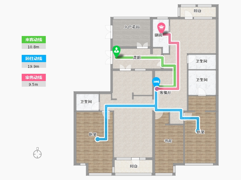 浙江省-杭州市-众安启航社-190.00-户型库-动静线