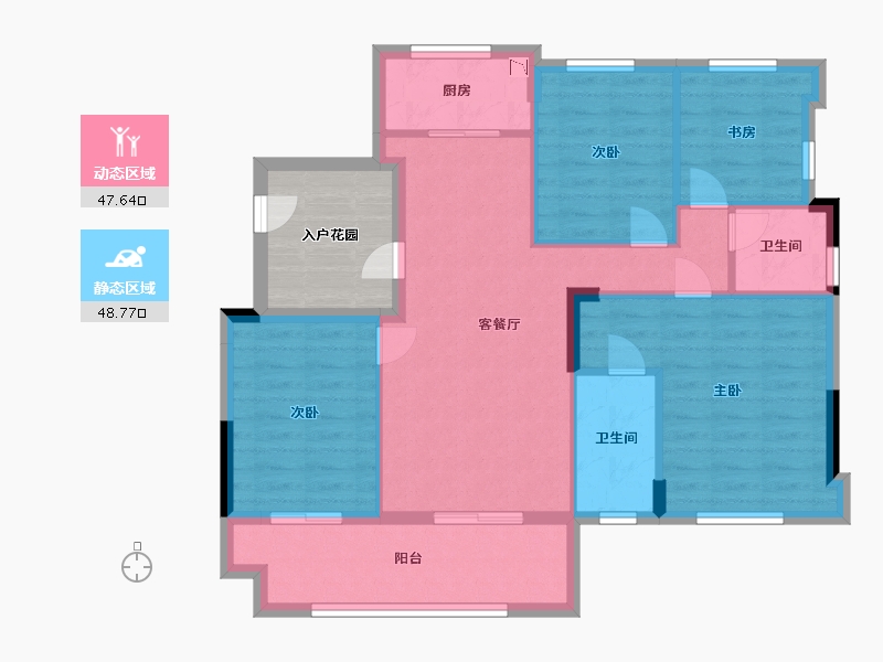 福建省-三明市-凤麟台-93.15-户型库-动静分区