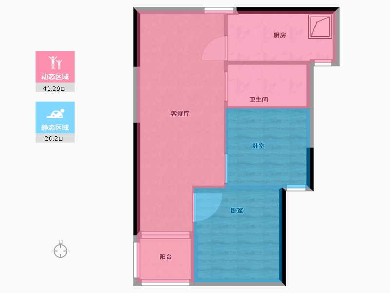 广东省-汕头市-中光电上林府-55.00-户型库-动静分区