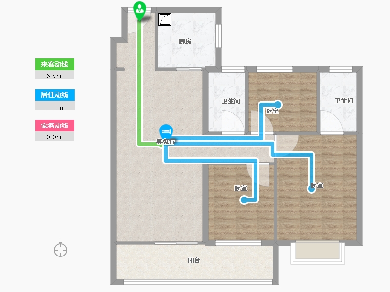 陕西省-西安市-新城首府-99.00-户型库-动静线