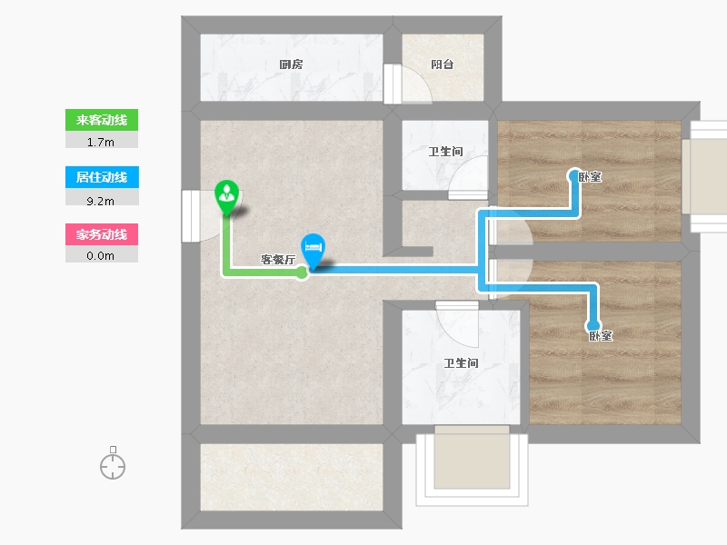 云南省-昆明市-万科大都会|星座-30.00-户型库-动静线