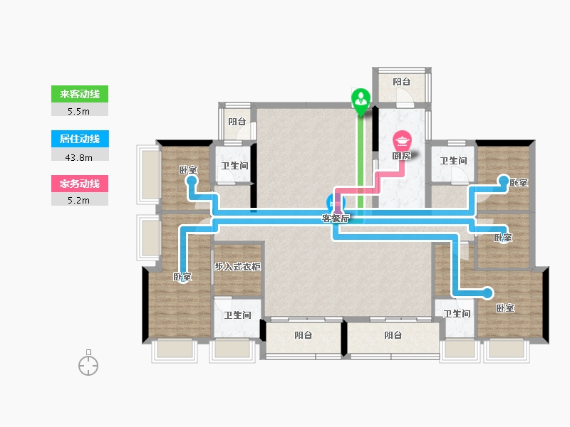 广东省-深圳市-富士君荟-151.17-户型库-动静线