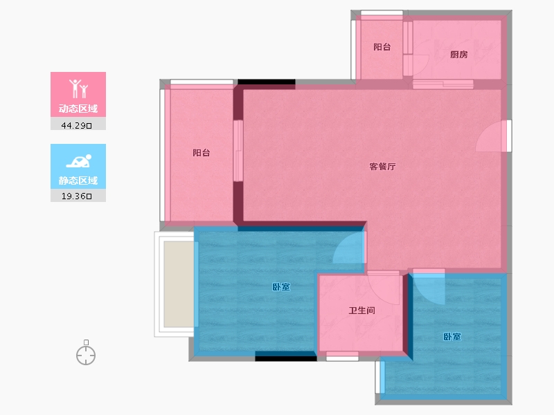 广东省-深圳市-富士君荟-56.12-户型库-动静分区