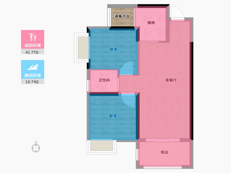 四川省-泸州市-江屿城-57.51-户型库-动静分区