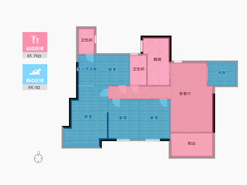 湖南省-邵阳市-东方凤凰城-120.35-户型库-动静分区