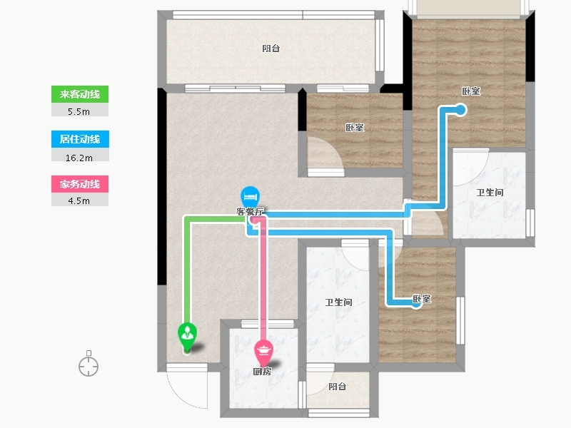 四川省-宜宾市-华侨城·江屿山-91.04-户型库-动静线