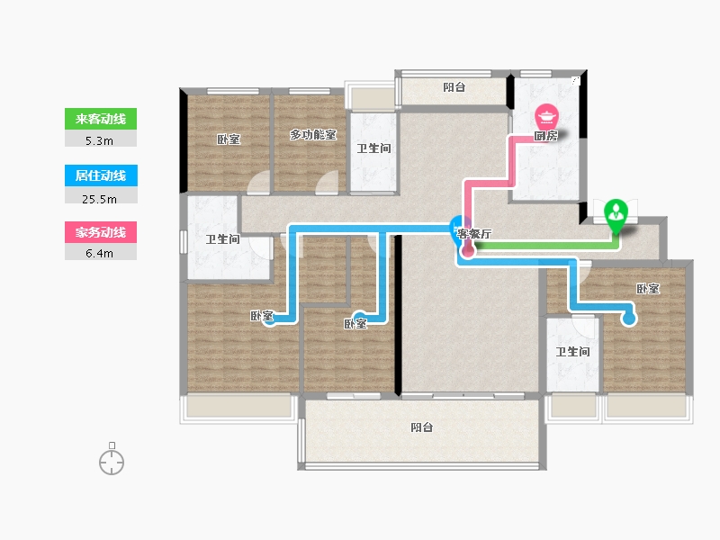 广东省-河源市-连平碧桂园-167.25-户型库-动静线