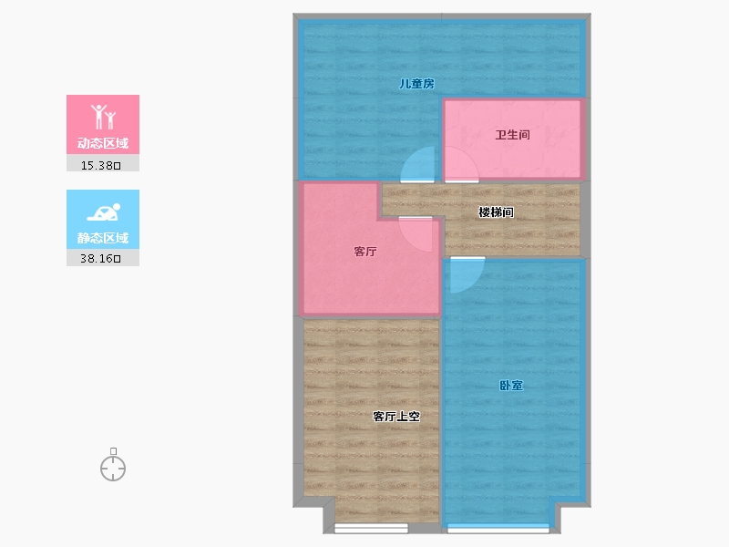 云南省-昆明市-大诺弄堂里-69.20-户型库-动静分区