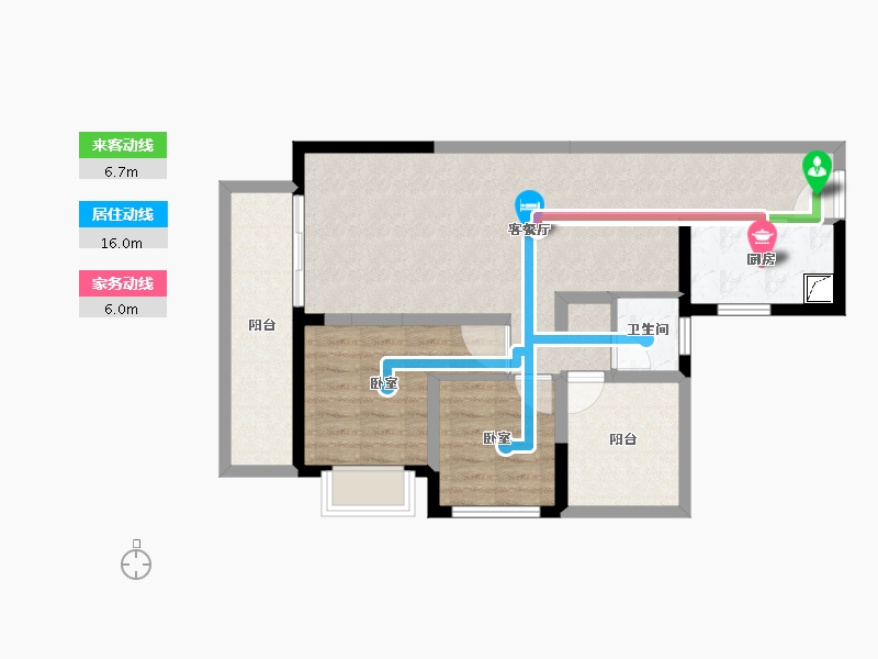 广西壮族自治区-南宁市-万丰岭上建安-71.57-户型库-动静线