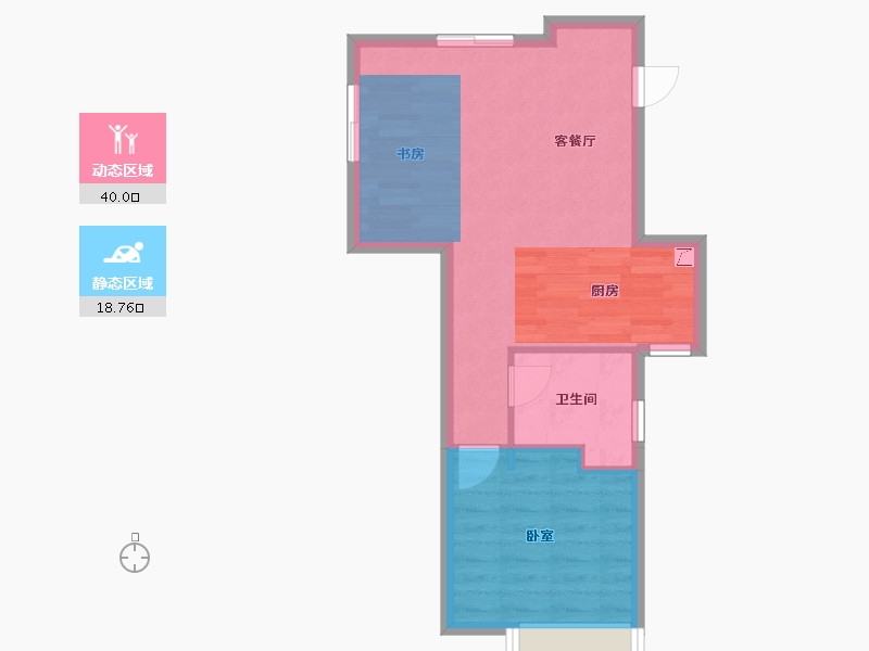 云南省-保山市-丽彩·十里荷苑-48.09-户型库-动静分区