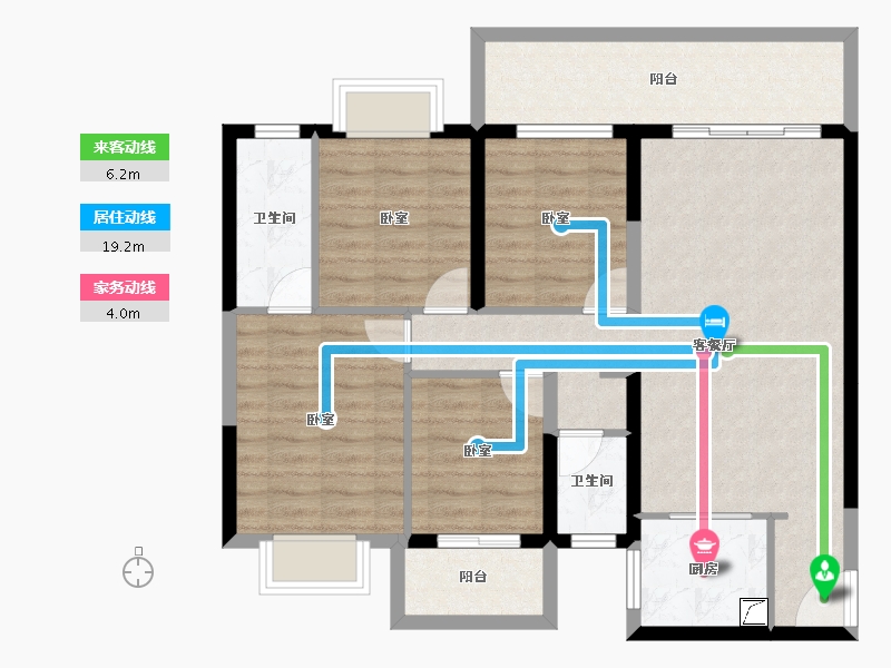 广西壮族自治区-南宁市-万丰岭上建安-93.71-户型库-动静线