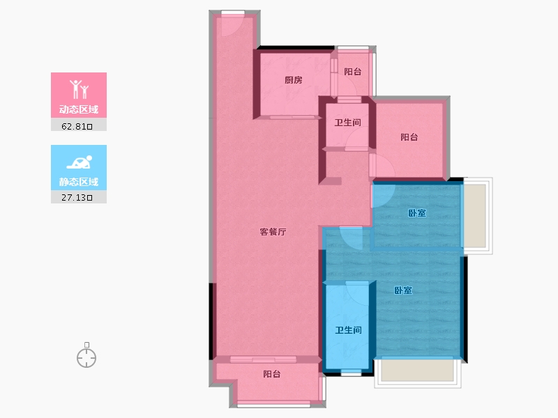 广东省-湛江市-徐闻·鼎龙城-79.21-户型库-动静分区