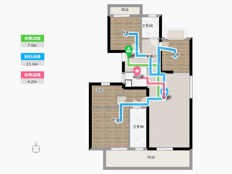 广西壮族自治区-北海市-阳光城•悦江海-98.49-户型库-动静线