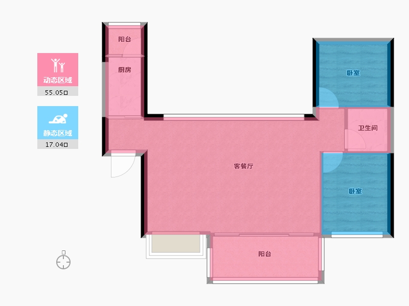 四川省-宜宾市-远达·翰林院-65.42-户型库-动静分区