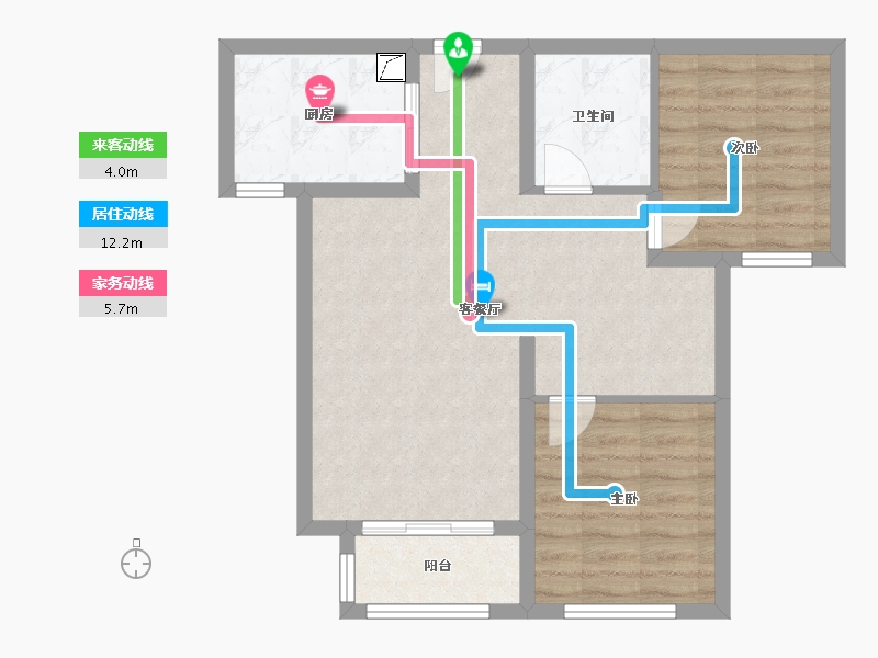 河北省-邯郸市-嘉实城-66.62-户型库-动静线