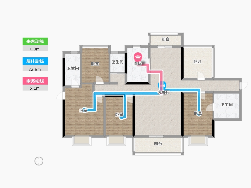 广东省-汕头市-碧桂园·濠悦湾-147.58-户型库-动静线