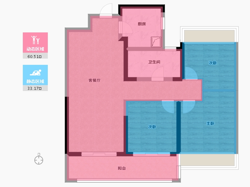 江苏省-常州市-尚澜屿境-83.10-户型库-动静分区