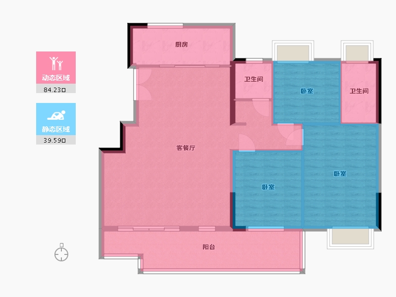 湖北省-宜昌市-梅岭峰-112.89-户型库-动静分区