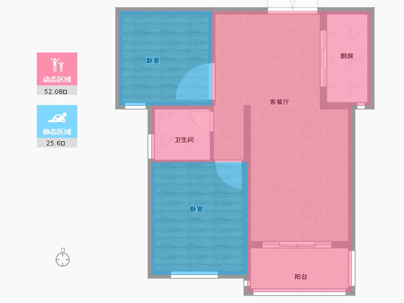 江西省-赣州市-欧洲城-70.00-户型库-动静分区