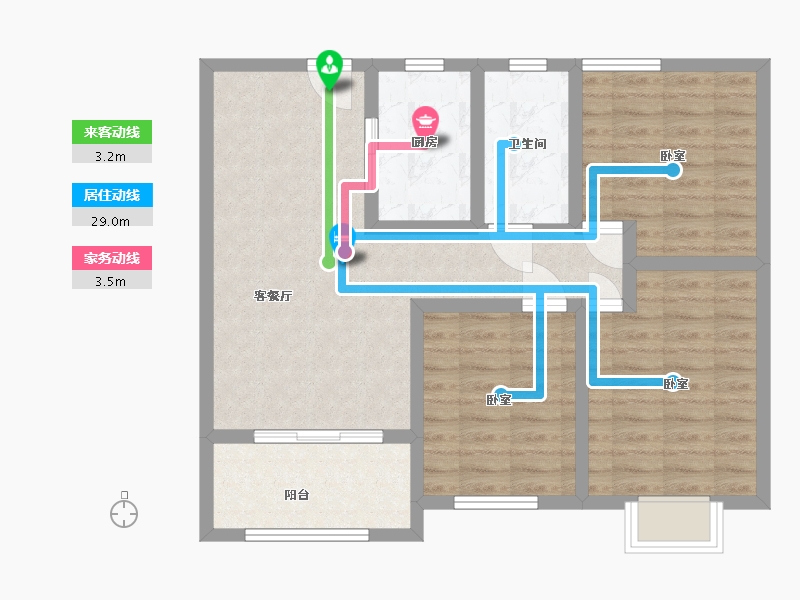 山东省-日照市-浮来春公馆-79.09-户型库-动静线