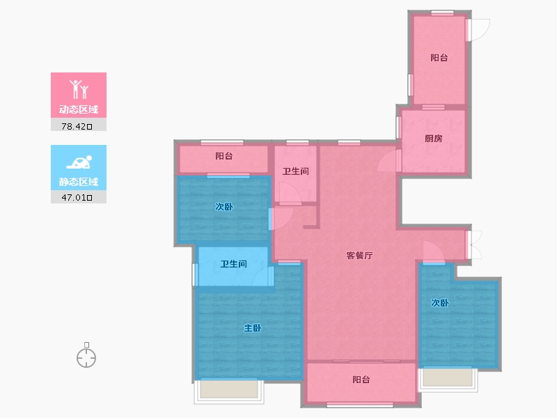 山东省-东营市-万达华府-112.01-户型库-动静分区