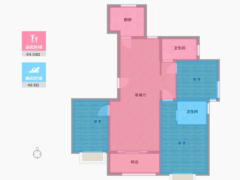 山东省-日照市-浮来春公馆-102.01-户型库-动静分区