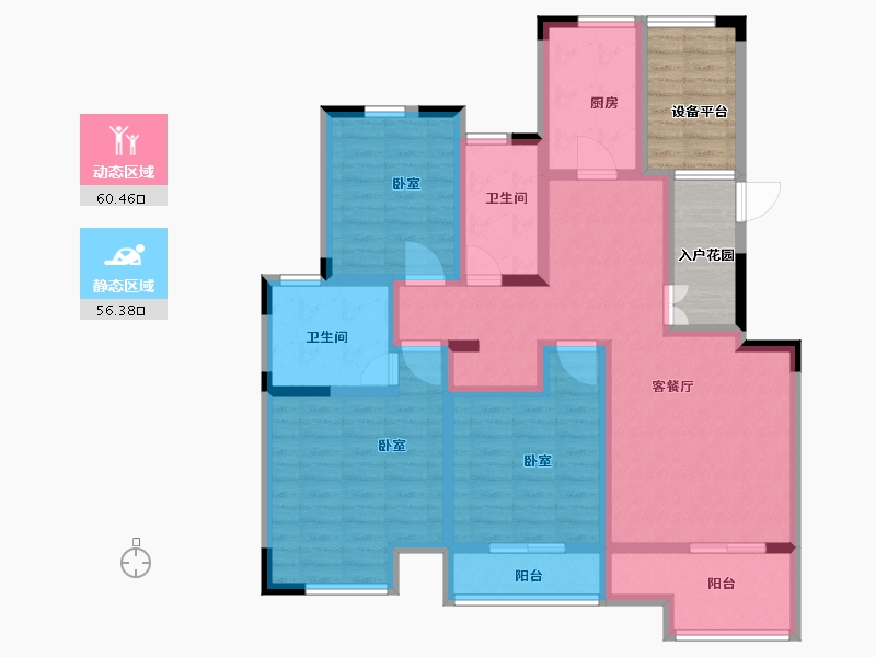 江苏省-镇江市-荔湾城-114.02-户型库-动静分区