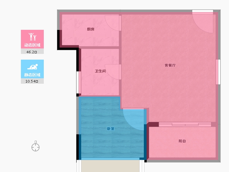 安徽省-滁州市-君安阳光都市-51.32-户型库-动静分区