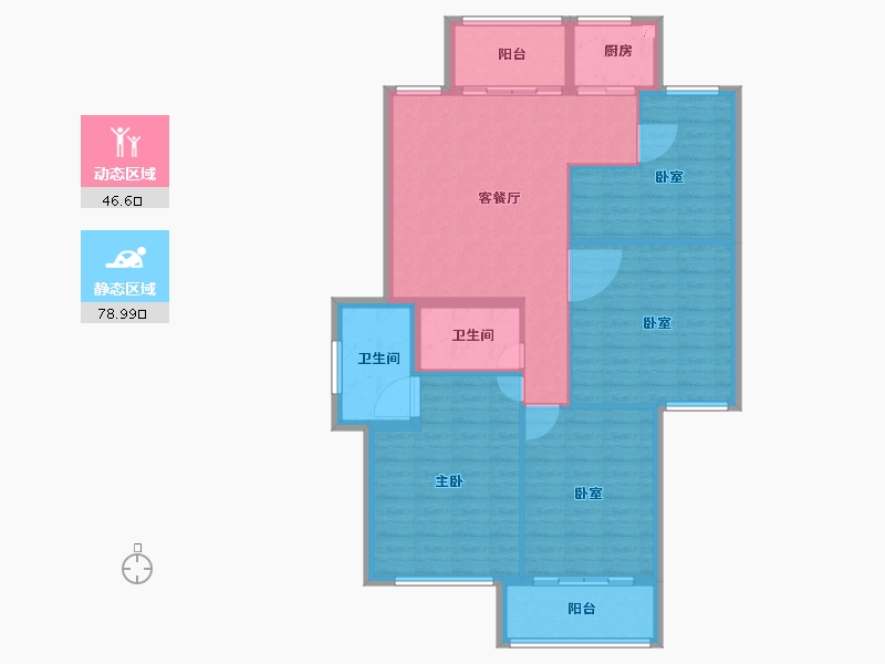 福建省-莆田市-兴安名城II期中央城市广场-114.20-户型库-动静分区