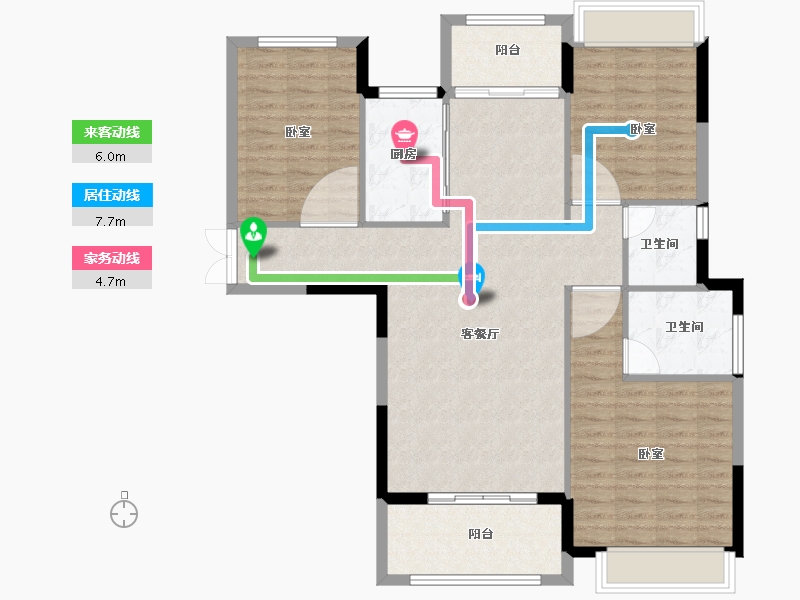 福建省-莆田市-中海国际-106.00-户型库-动静线