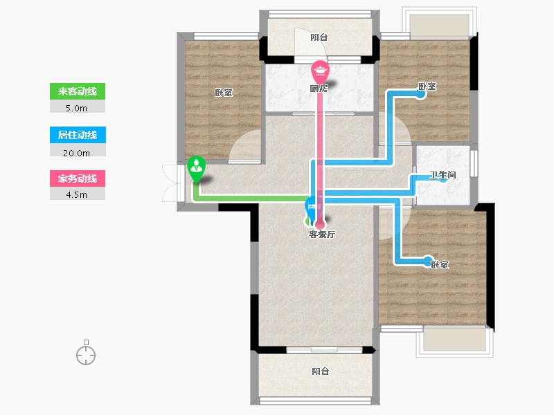 福建省-莆田市-中海国际-88.01-户型库-动静线