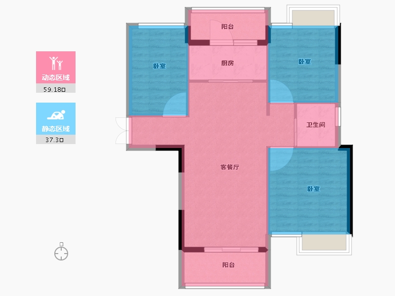 福建省-莆田市-中海国际-88.01-户型库-动静分区