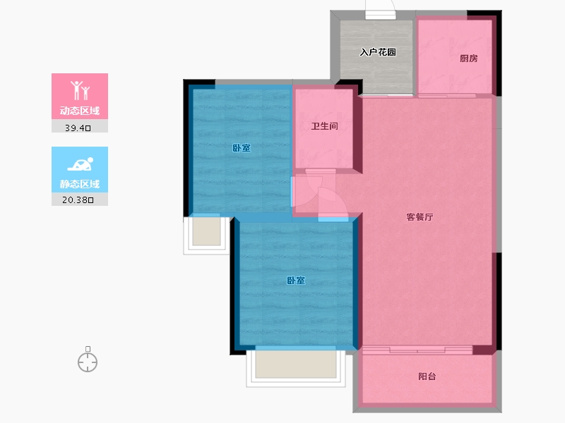 广东省-肇庆市-太和公馆-57.09-户型库-动静分区