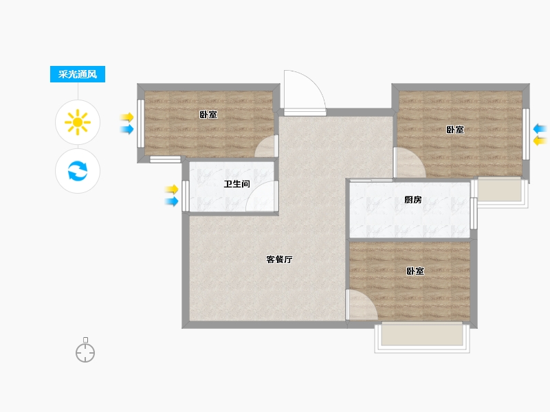 福建省-三明市-兄弟唐人街-78.21-户型库-采光通风